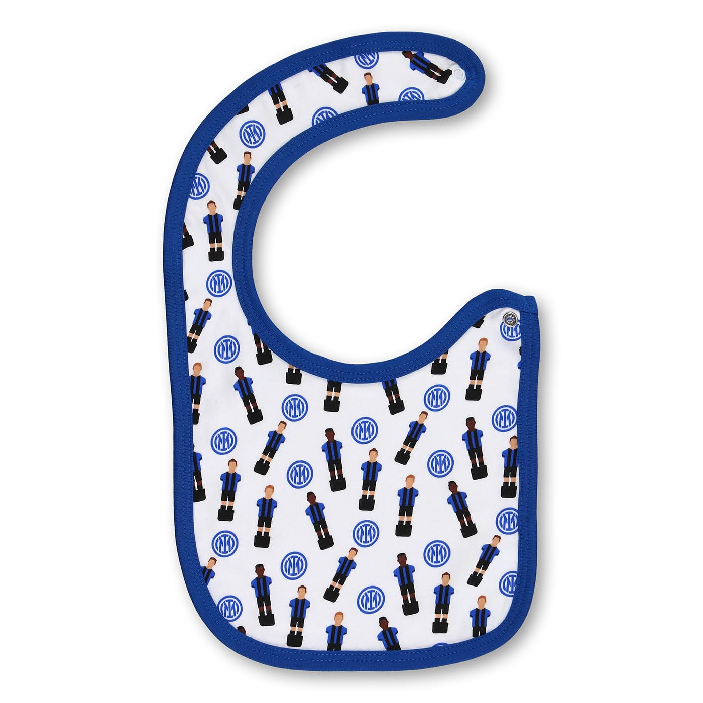 Inter - Bavaglino Neonato, 100% cotone, Prodotto Ufficiale