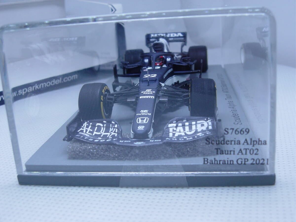 スパーク 1/43 アルファタウリ AT02 バーレーンGP 2021 角田裕毅 Amazon | spark 1/43 Alpha Tauri AT02 Bahrain GP 2021#22 角田