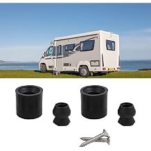 2-Pack Trailer for Door Holder Kit, Bumper Stop for RV Camper Horse Trailer Doors and, Black