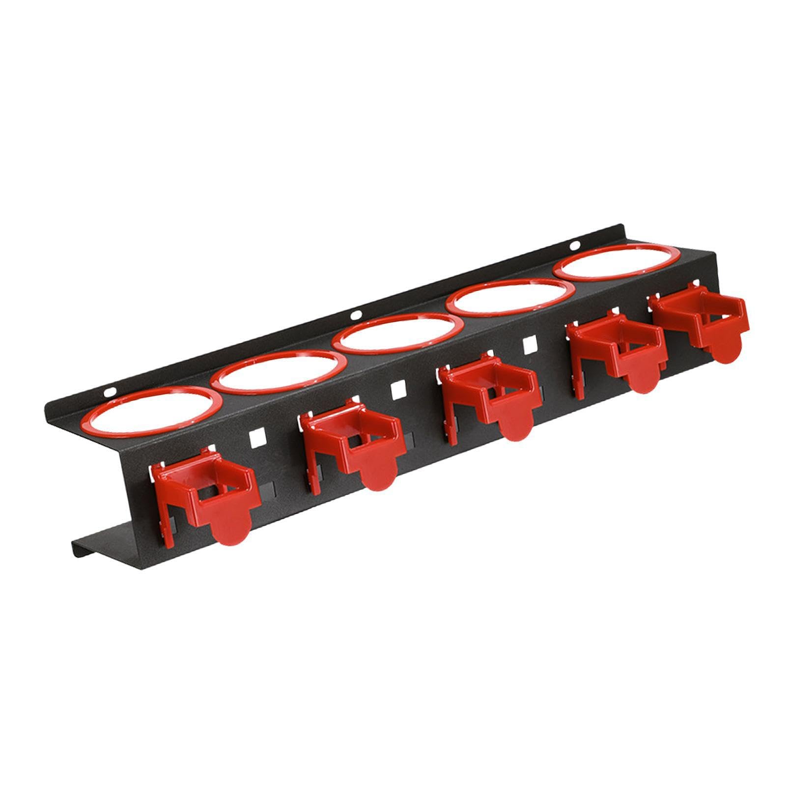 TWISAXC All-In-One Spray Bottle Storage Rack Wall Mounted Helps Organize Garage Spaces And Car Beauty Shops With Construction And Functionality Spray Bottle Storage Rack Abrasive