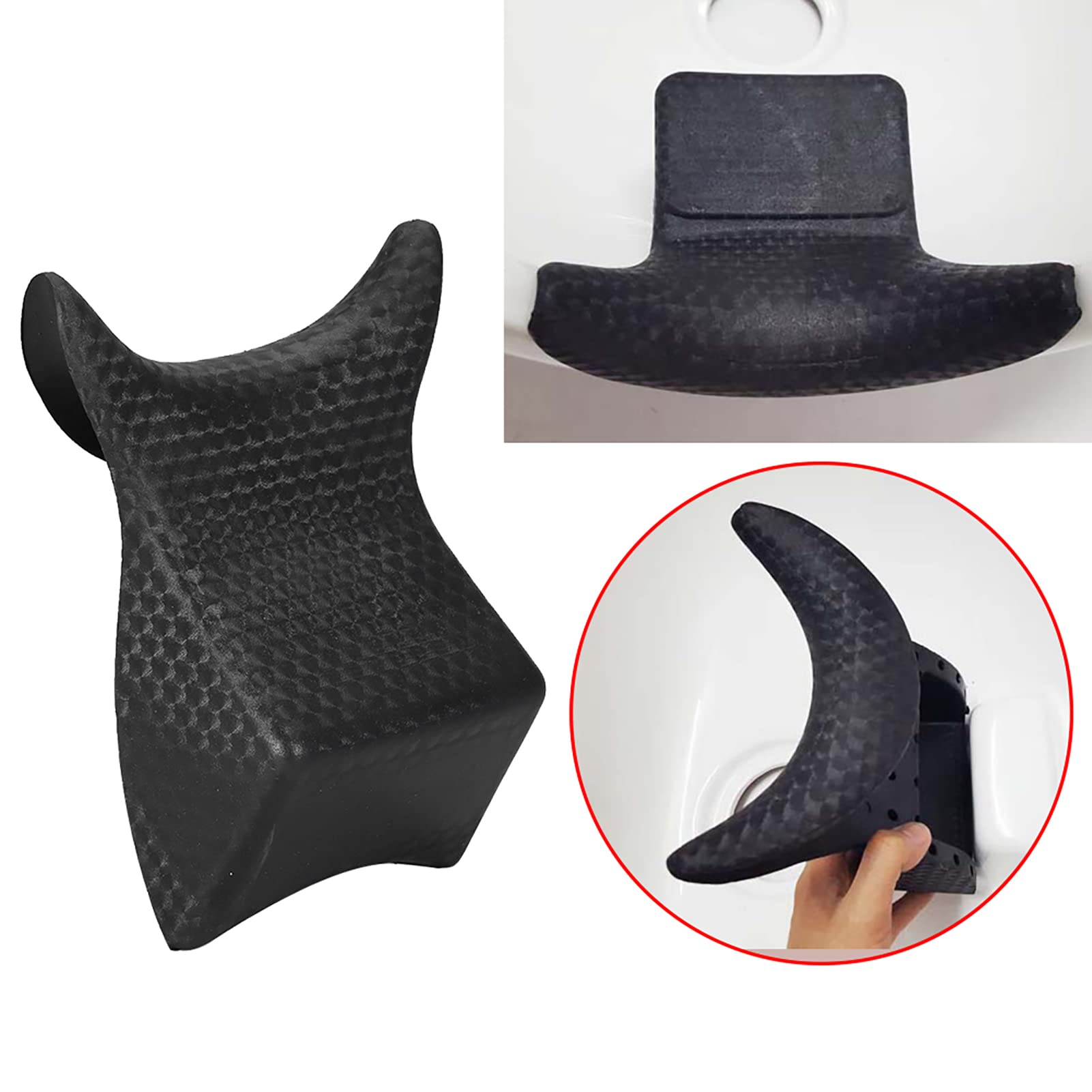 Ciotola per shampoo per poggiatesta, Cuscino per collo di bellezza Attrezzatura per attrezzature per salone Cuscino con design antiscivolo per lavabo Lavabo per salone Lavandino Poggiatesta Shampoo Po