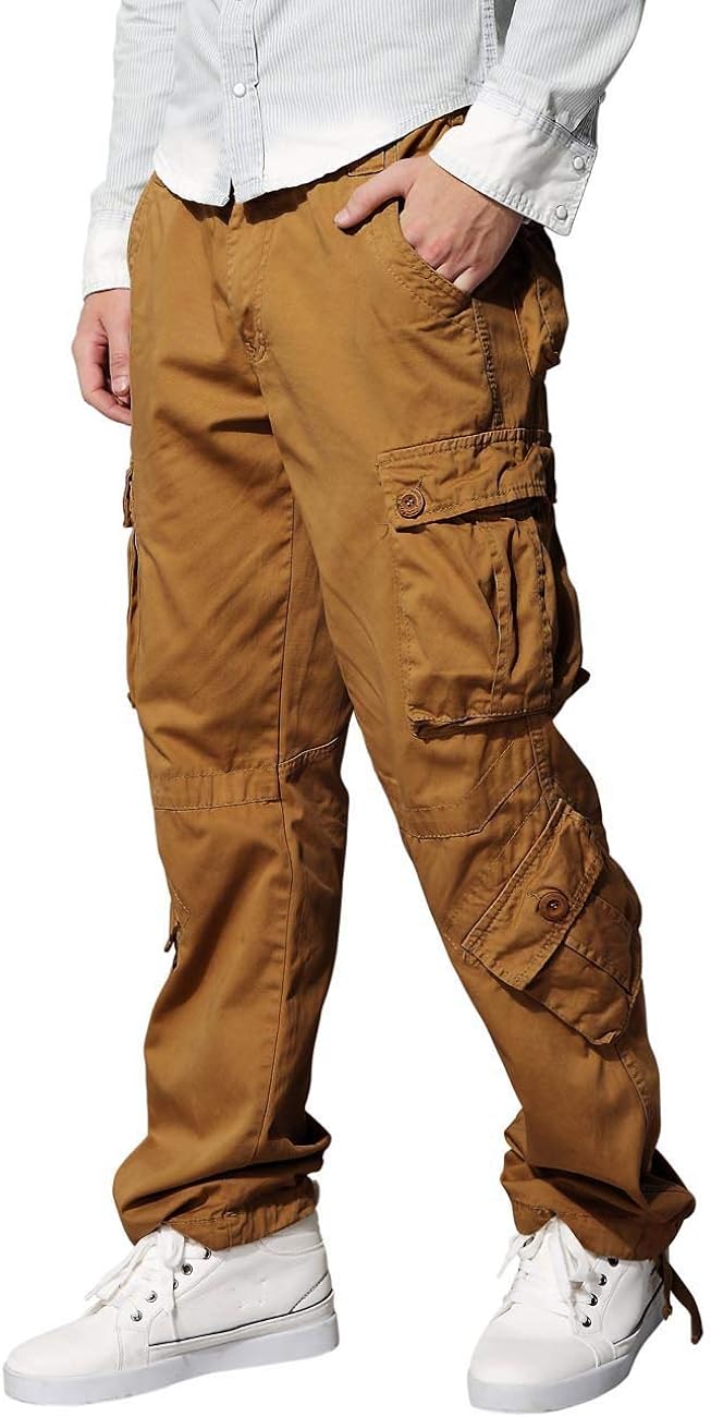Match Men's Wild Cargo Pants 42 3358 Mud