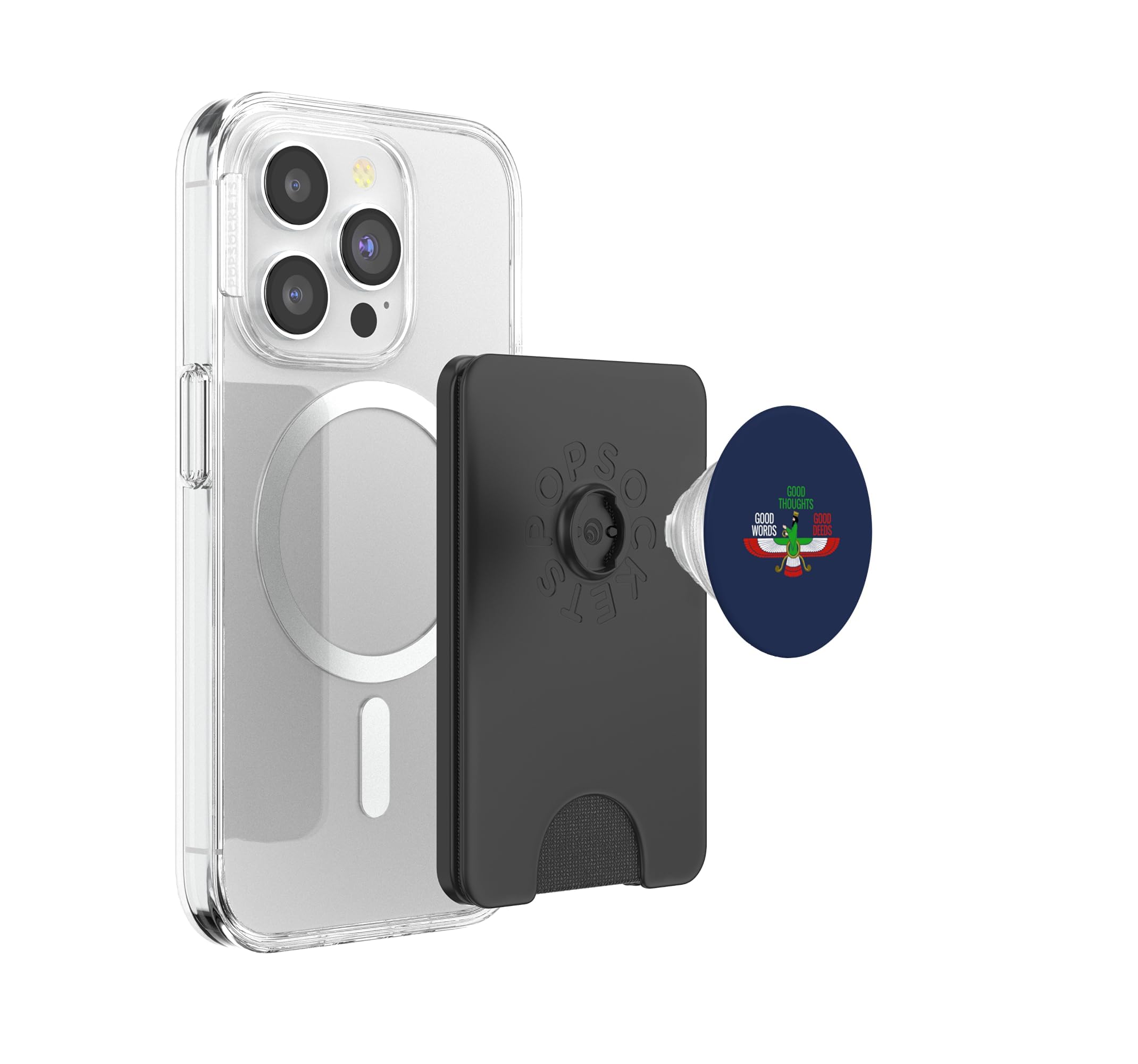 Farvahar Iran zoroastrien Persan farvohar iranien farvehar PopSockets PopWallet pour MagSafe