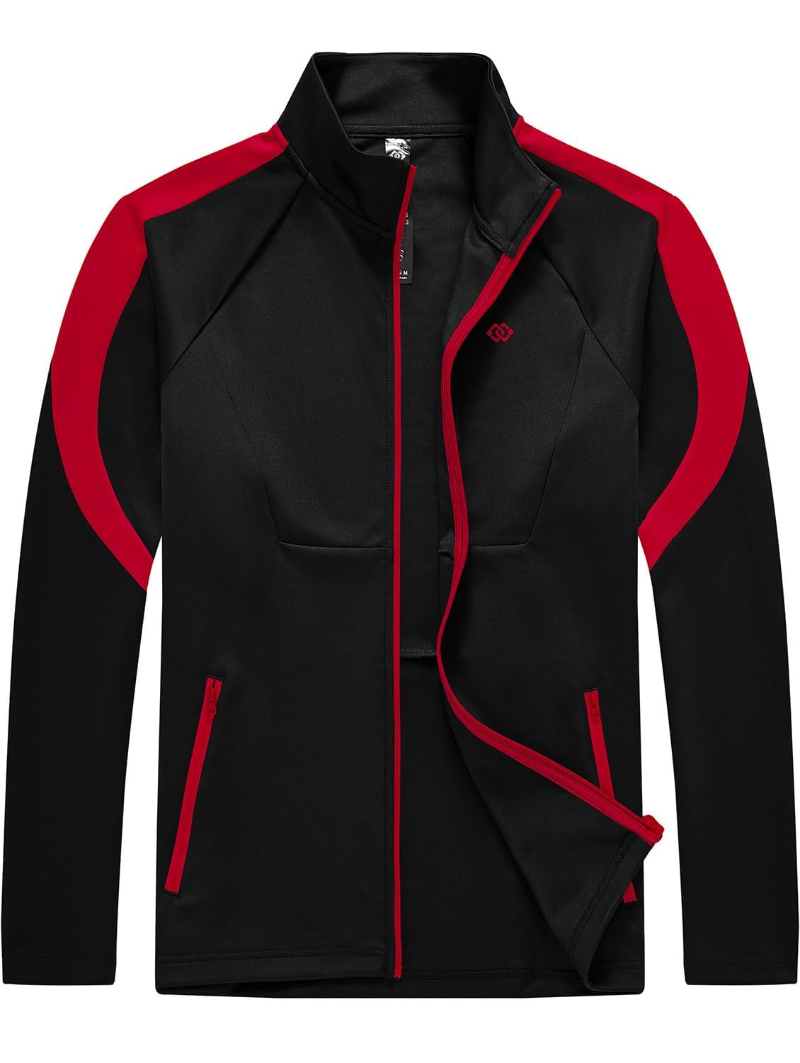 MoFiz Chándal para Hombre Cálido Traje Deportivo de Cuello Alto con Cremallera para Actividades al Aire Libre