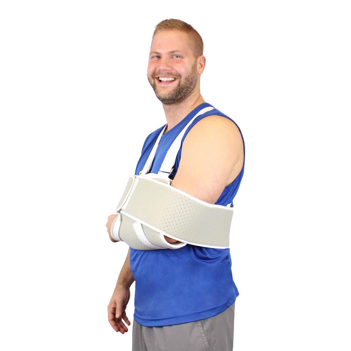 Adjustable Foam Arm Sling Shoulder Immobilizer Use While Sleeping