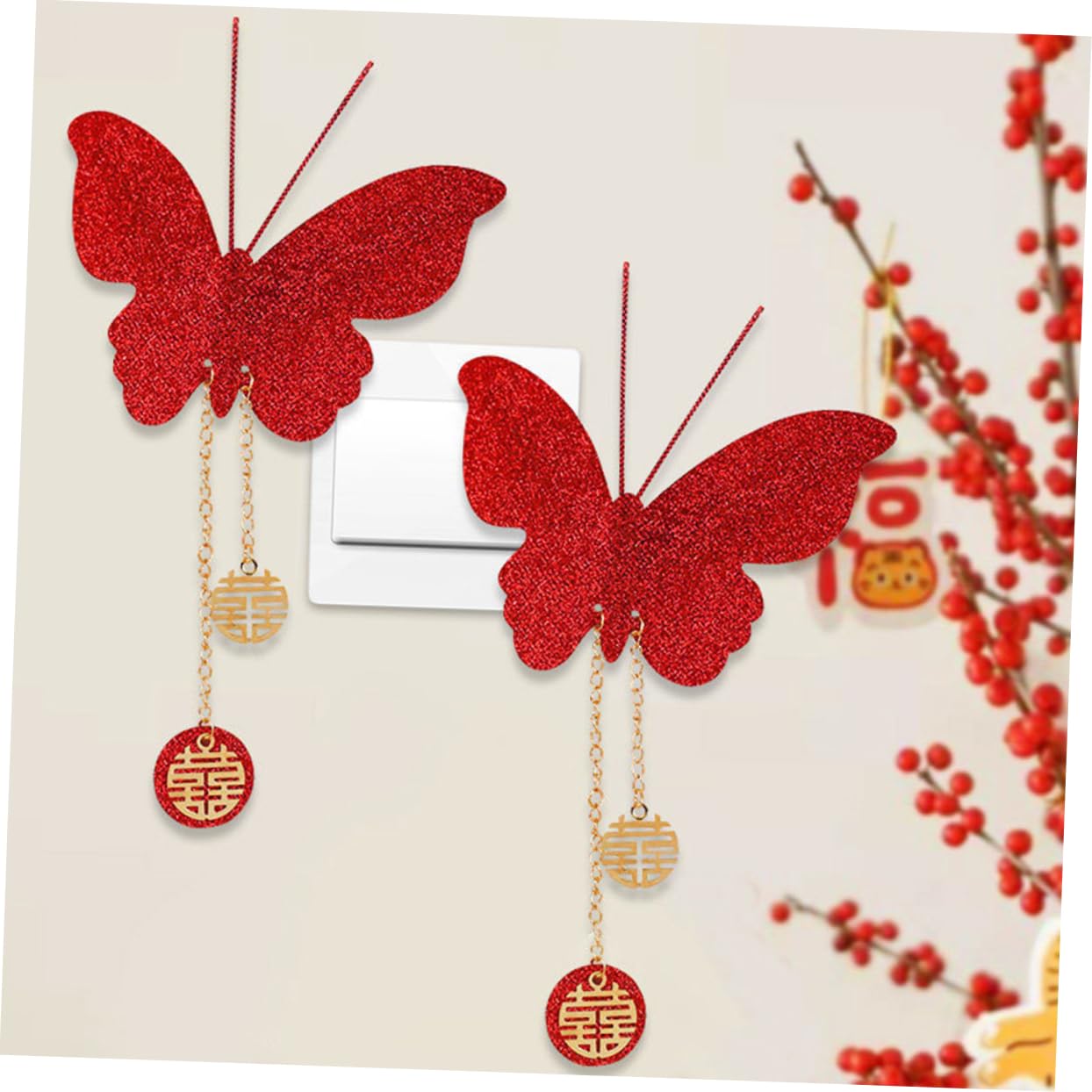 ULTECHNOVO 20stücke Deko Schmetterlings Ornament Glitzernde Für Schlafzimmer Dekoration Für Und Feiern Vielfältige Anwendungsmöglichkeiten