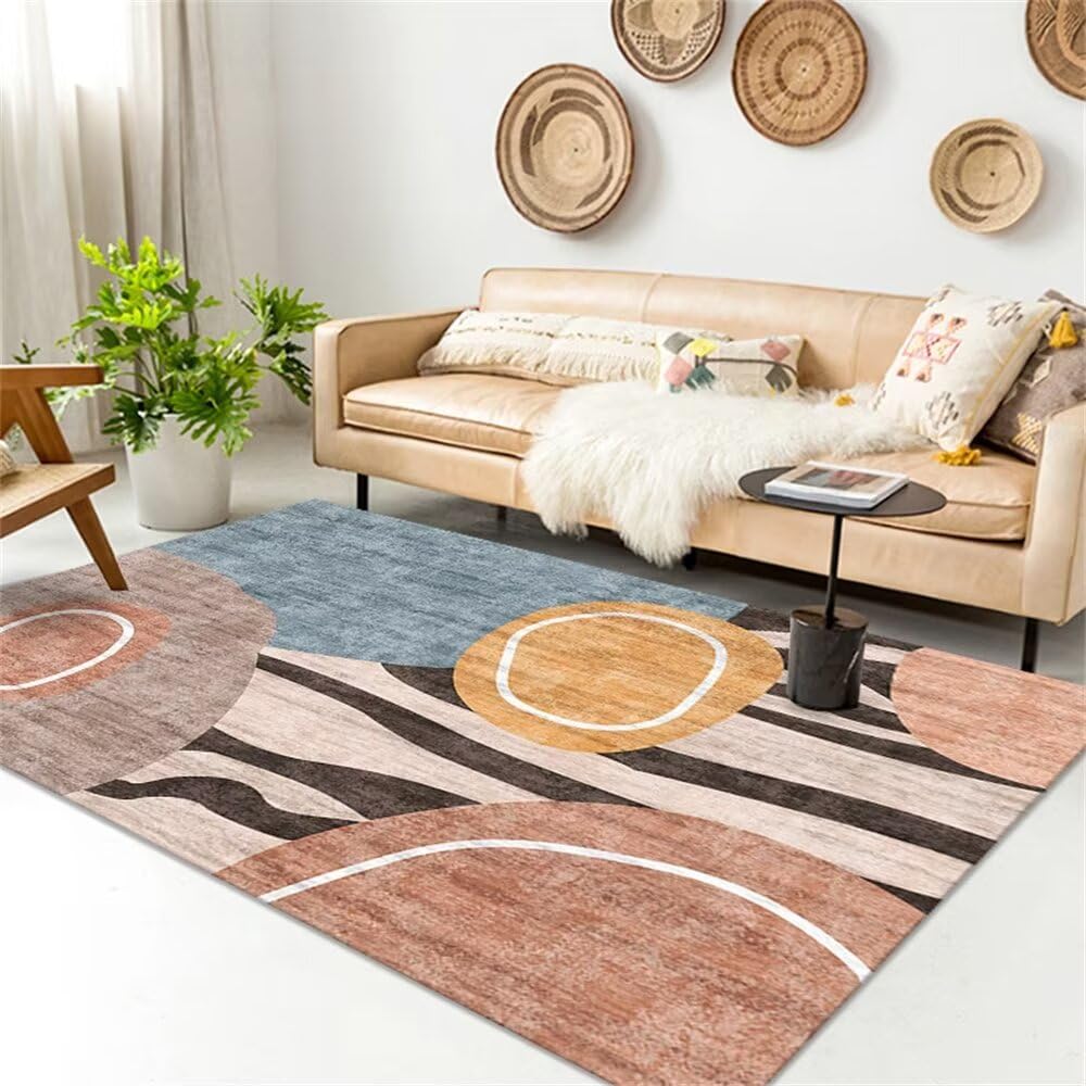 Tapis circuit enfant bleu et jaune 180x280cm lavable et isolant