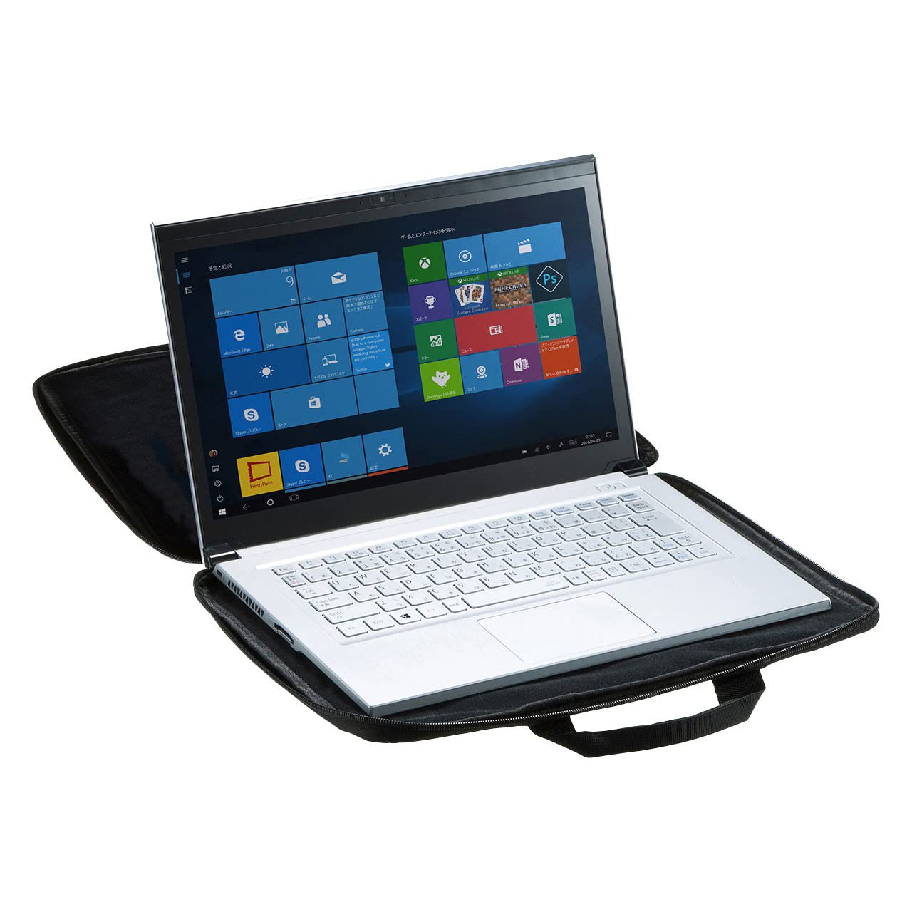 まとめ得 サンワサプライ 高機能PCインナーケース(13.3型ワイド) IN-SN13NV x [4個] /l たのめーるサンワサプライ 取っ手付きPCインナーケース 13.3型ワイド