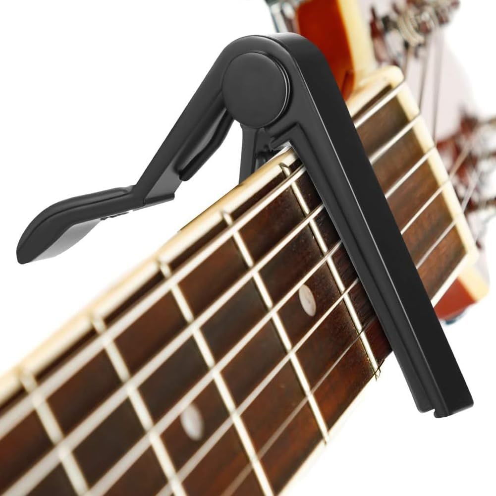 Guitar Capo for Acoustic and Electric Guitars Quick Change - Black