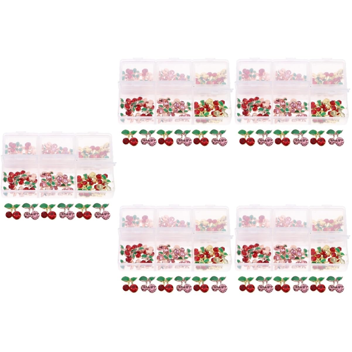 Housoutil 300pezzi Charms Per Unghie Decorazioni Per Nail Art Accessori Per Unghie Per e