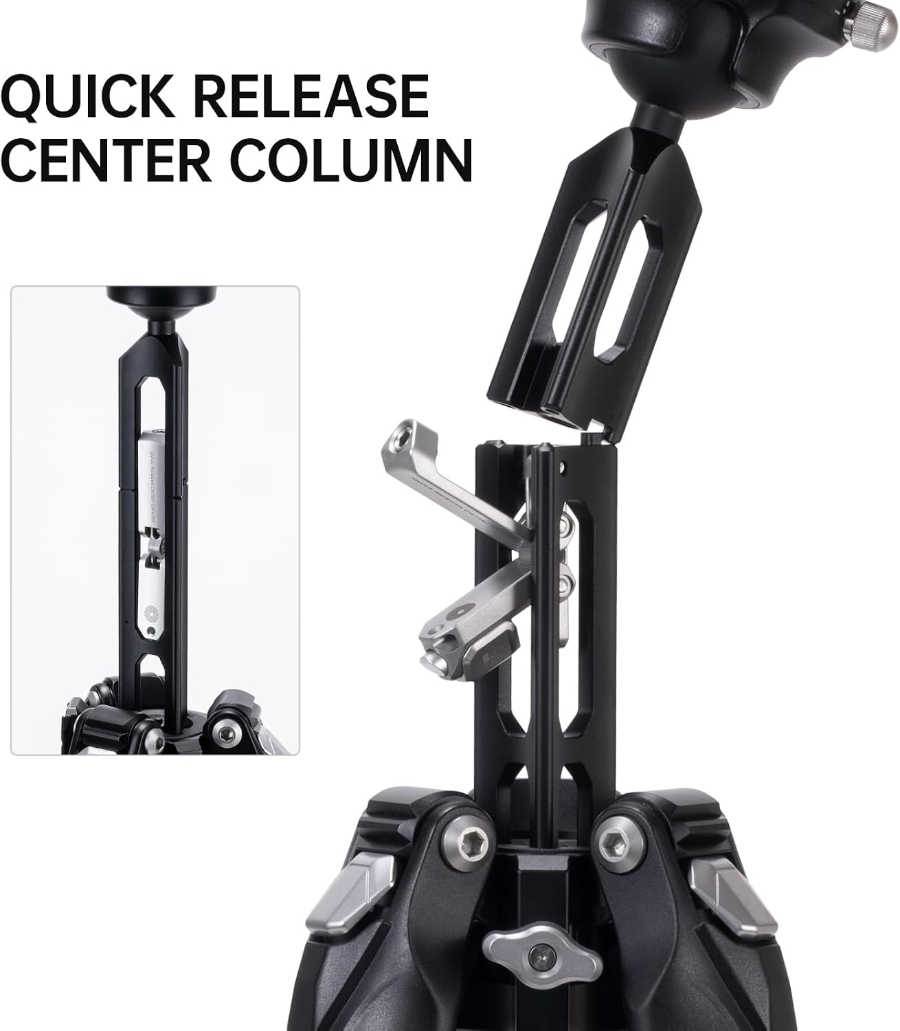 F38 Pro quick release system compatible with Arca-Swiss plates