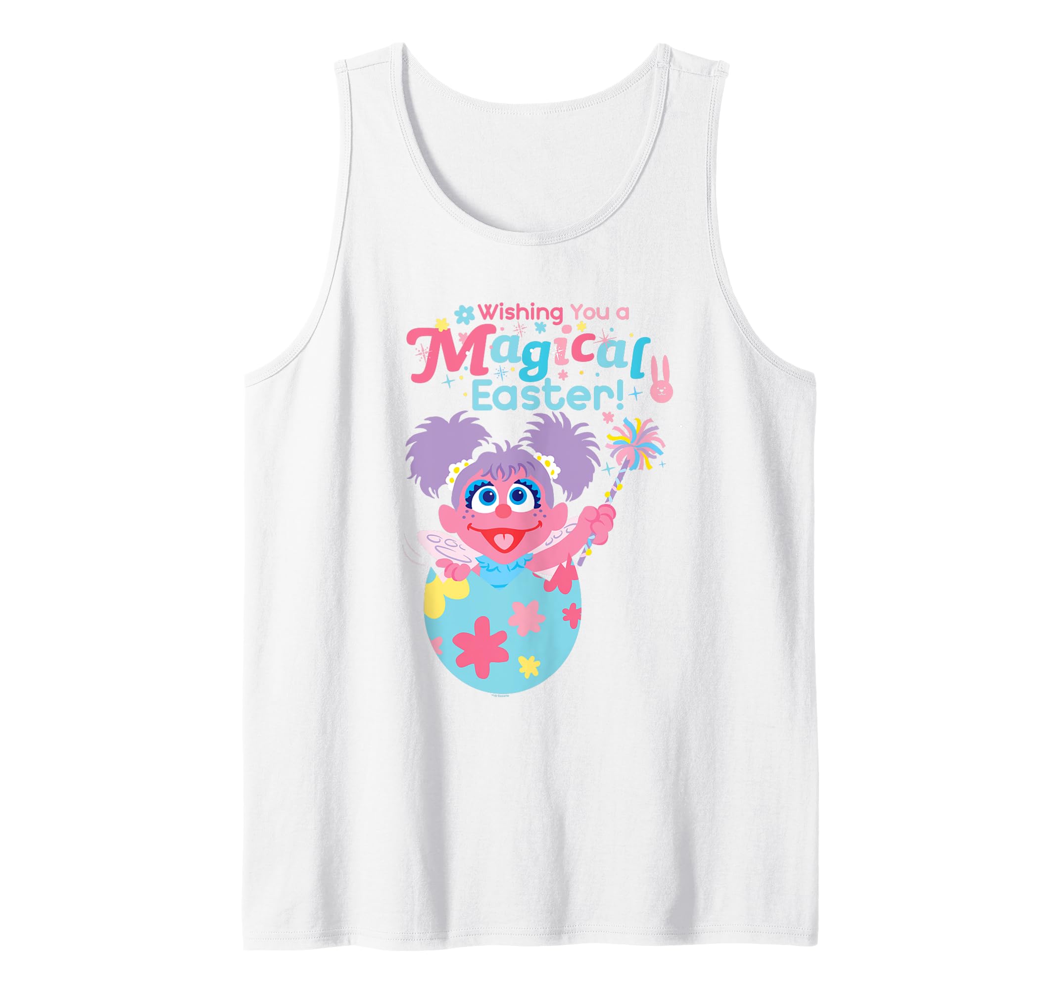 Sesame Street Abby Easter Tank Top camiseta sin mangas de algodon para primavera 2