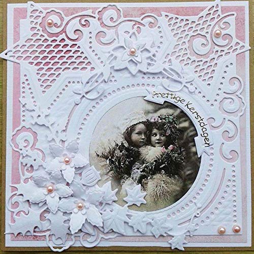 Pochoir Métal Découpe Bordure Creuse - Pour Cartes, Scrapbooking & Gaufrage - Modèle Cadre