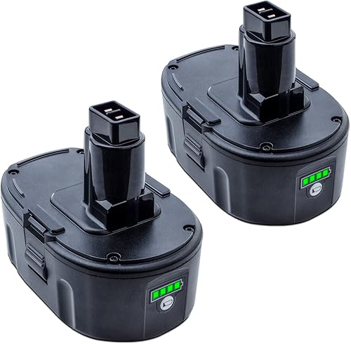 DTK Batería de repuesto de 7.0Ah 18V para Dewalt, paquete de 2 baterías de iones de litio de 18 V compatibles con herramientas inalámbricas Dewalt