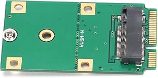 Msata Adapter, M.2 NGFF Ssd to Msata Ssd Msata Ssd Sophisticated Technology Hard Disk Converter Light Weight Reader Card with Screws and Nuts for PCB