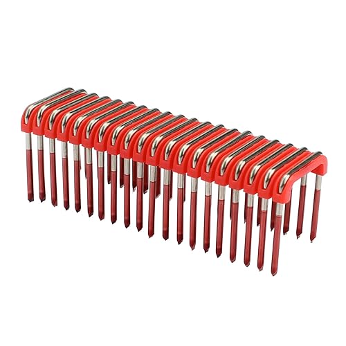 Grapa de cable aislada de 1 pulgada MNM1-600 para grapadora de cable 2448-20, ajuste de cables eléctricos de fijación a superficies de madera