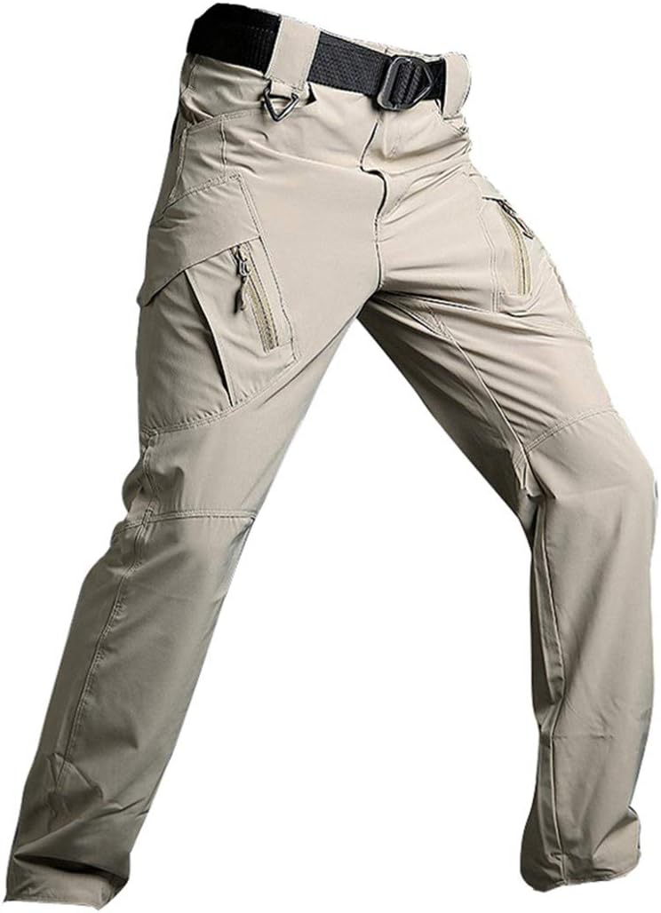 Summer Lightweight Urban Tactical Cargo Pants Men Casual Quick Drying Breathable Stretch Army Military Pants