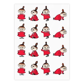 Amazon | クリスタルステッカー ムーミン リトルミイ ステッカー