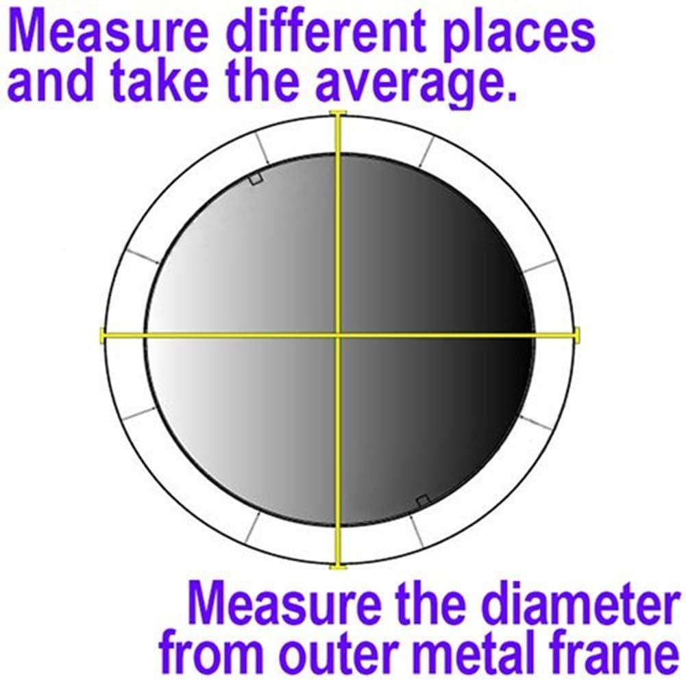 Trampoline Surround Pad Outdoor Extra Thick Premium Trampoline Replacement Safety Pad Spring Cover Fits for Round Frames Blue Colour for Maximum Safety