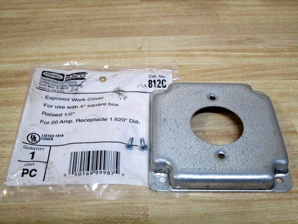 Hubbell 812C Exposed Work Cover (Pack of 5)