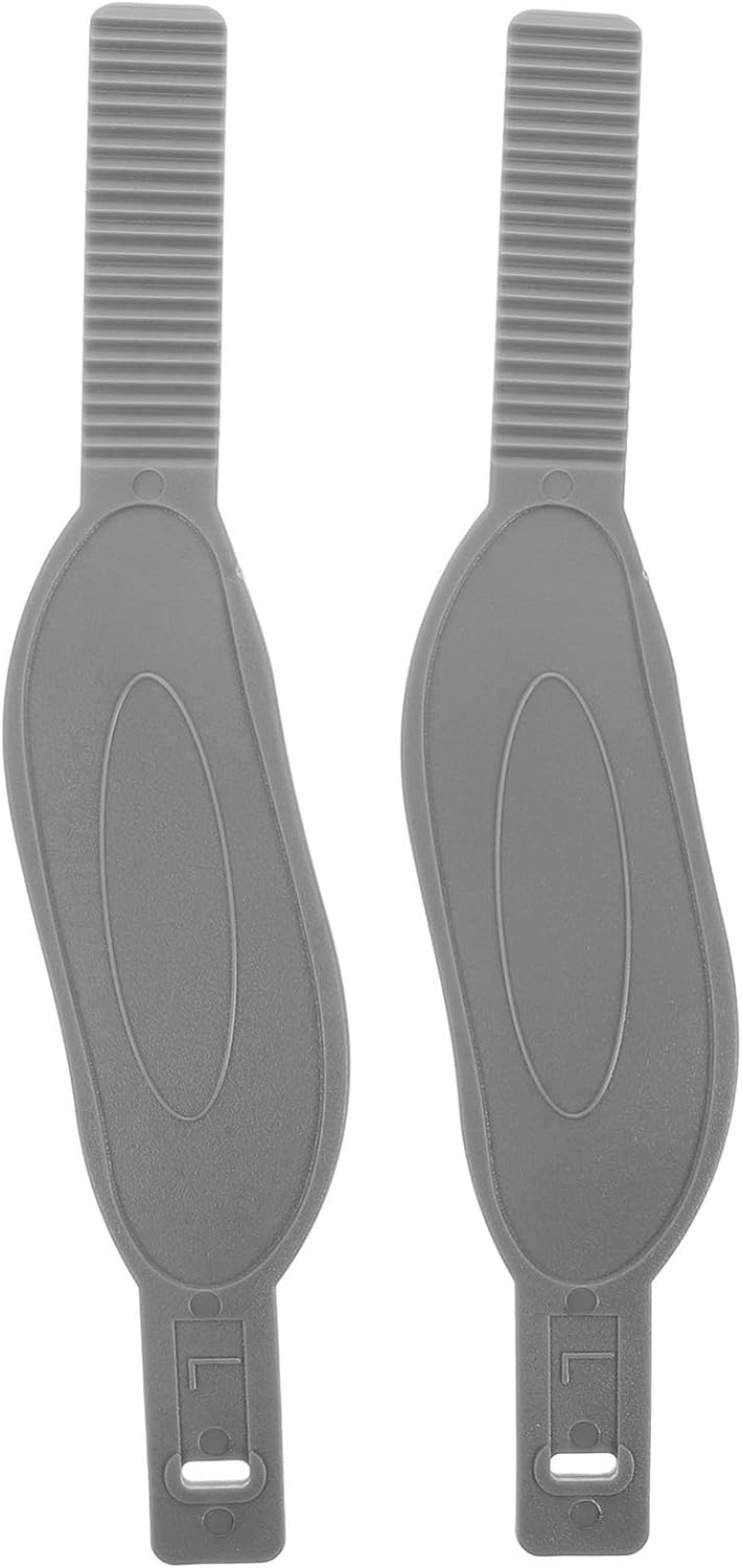 Mikikit 4Pcs Adjustable Exercise Bike Pedal Straps Foot Belts for Gym Outdoor Cycling Durable and Secure Design for Enhanced Stability and Comfort