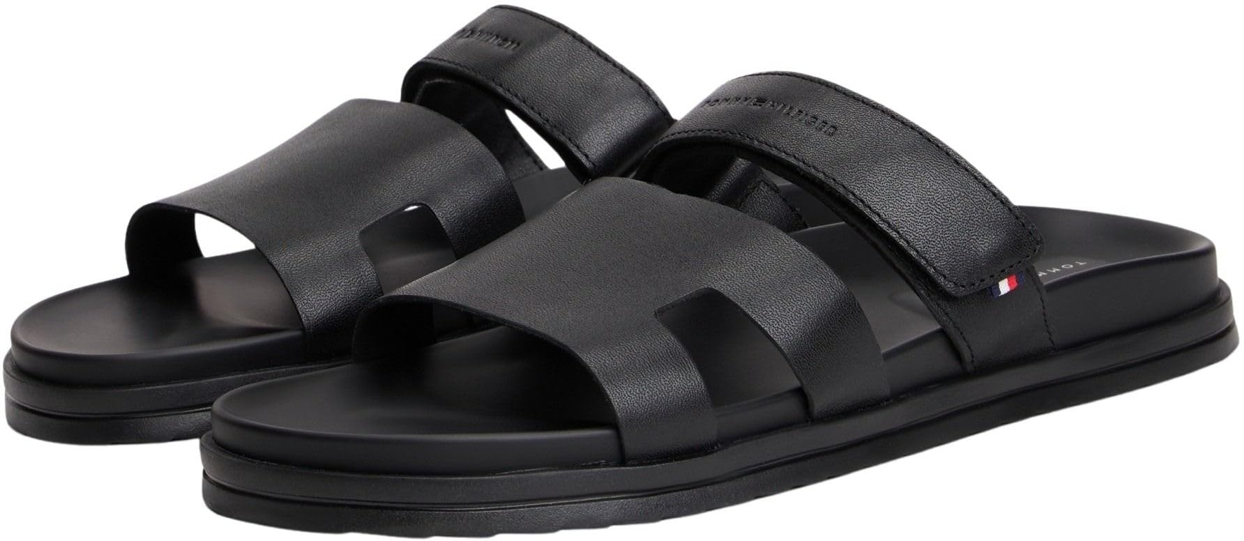Tommy Hilfiger Herren Adjustable Premium Lth Sandal Fm0fm05773Flache Sandalen
