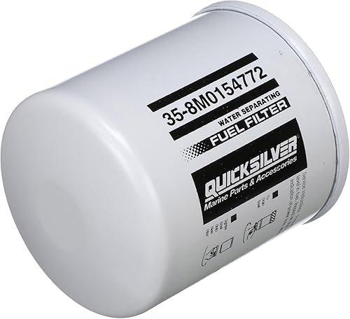 Miniatura 3 de Quicksilver 8M0154772 Filtro de combustible separador de agua para fueraborda Johnson y Evinrude seleccionados