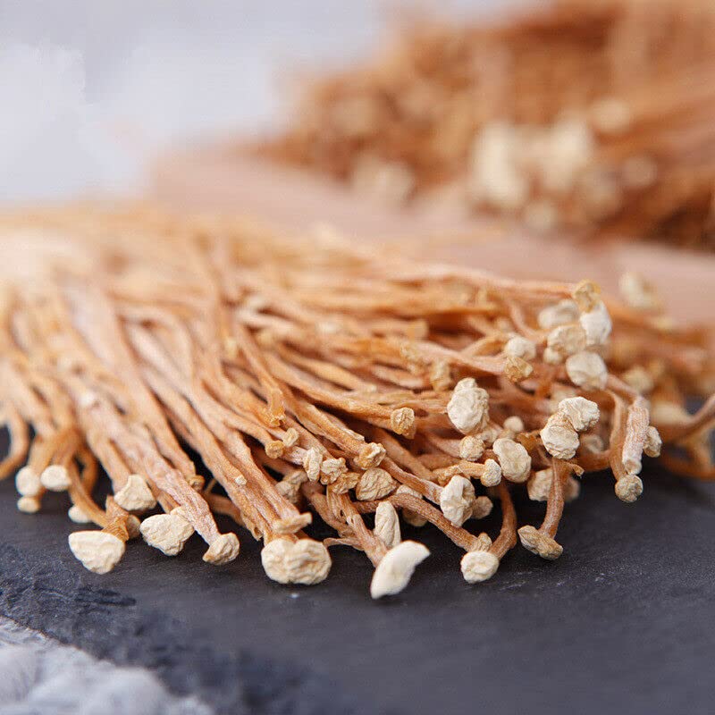 Séché Enokitake Enoki Champignon 50g-500g Chinois Flammulina Velutipes Jin ZhenGu (100g)