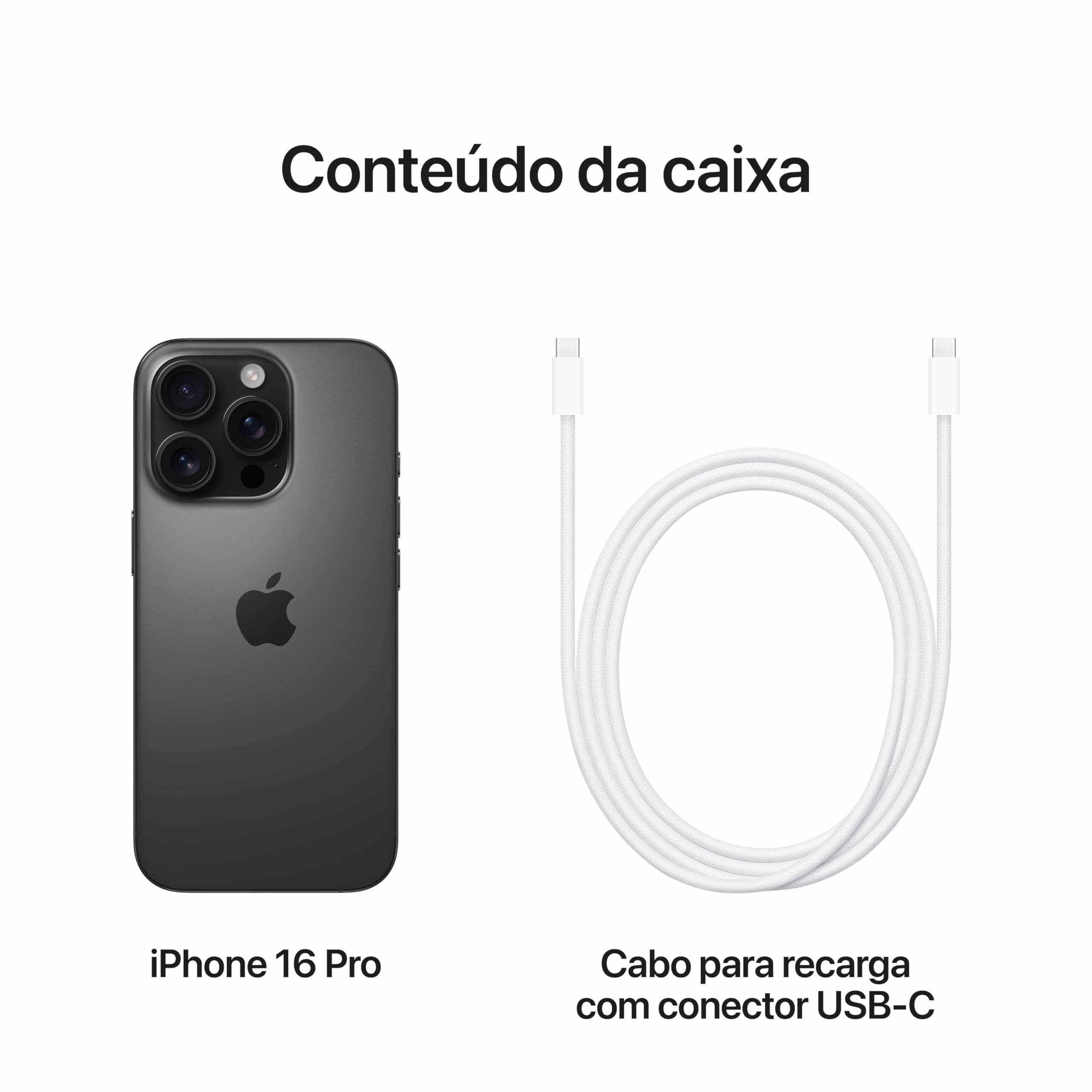 Apple iPhone 16 Pro (512 GB) – Titânio preto (Recondicionado
