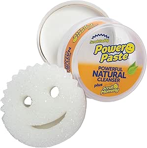 Scrub Daddy PowerPaste Cleaning Kit – Natural Cleanser + Dye Free Scrub Mommy 1 ct