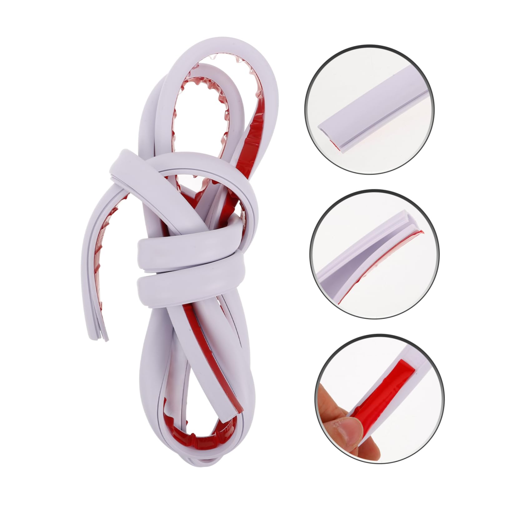 WOONEKY 1roll Self-Adhesive Cable Hider for Hidden Wiring Management Wall Cord -Resistant Wire Concealer for Reduces Tripping Hazards Maintains Clean Aesthetic