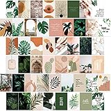 HTY (50Pcs 4x6 Inch) Wall Collage Kit Beige Aesthetic Room Decor Fashion Room Photo Prints Collage...