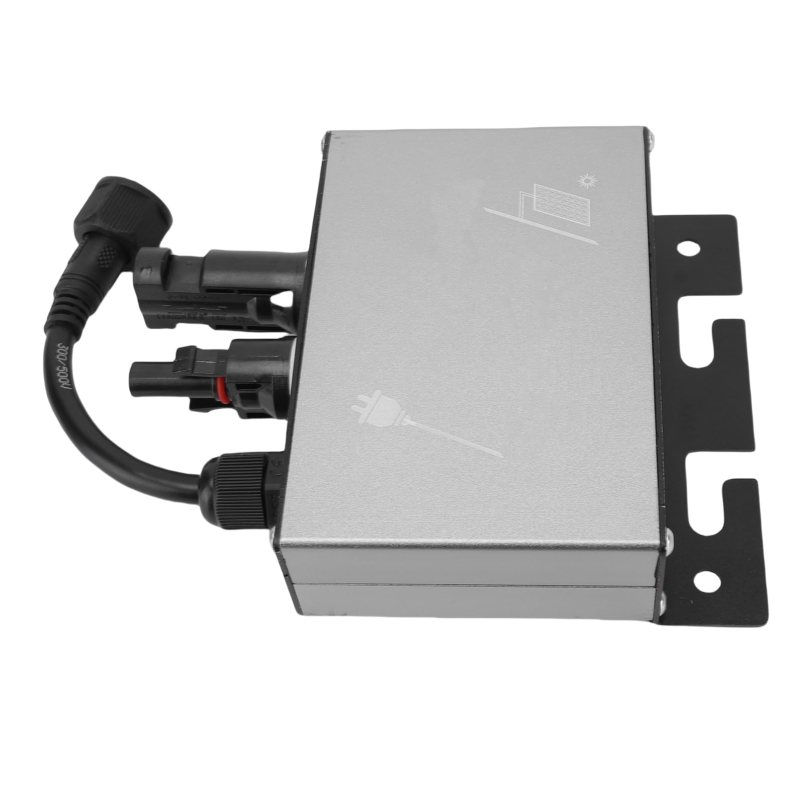 POENVFPO Mikroinwerter Sieciowy do Instalacji Fotowoltaicznej, Obudowa ze Stopu Aluminium, wodoszczelność IP45 z Zabezpieczeniem Nadprądowym i Przepięciowym, do Komercyjnych Systemów