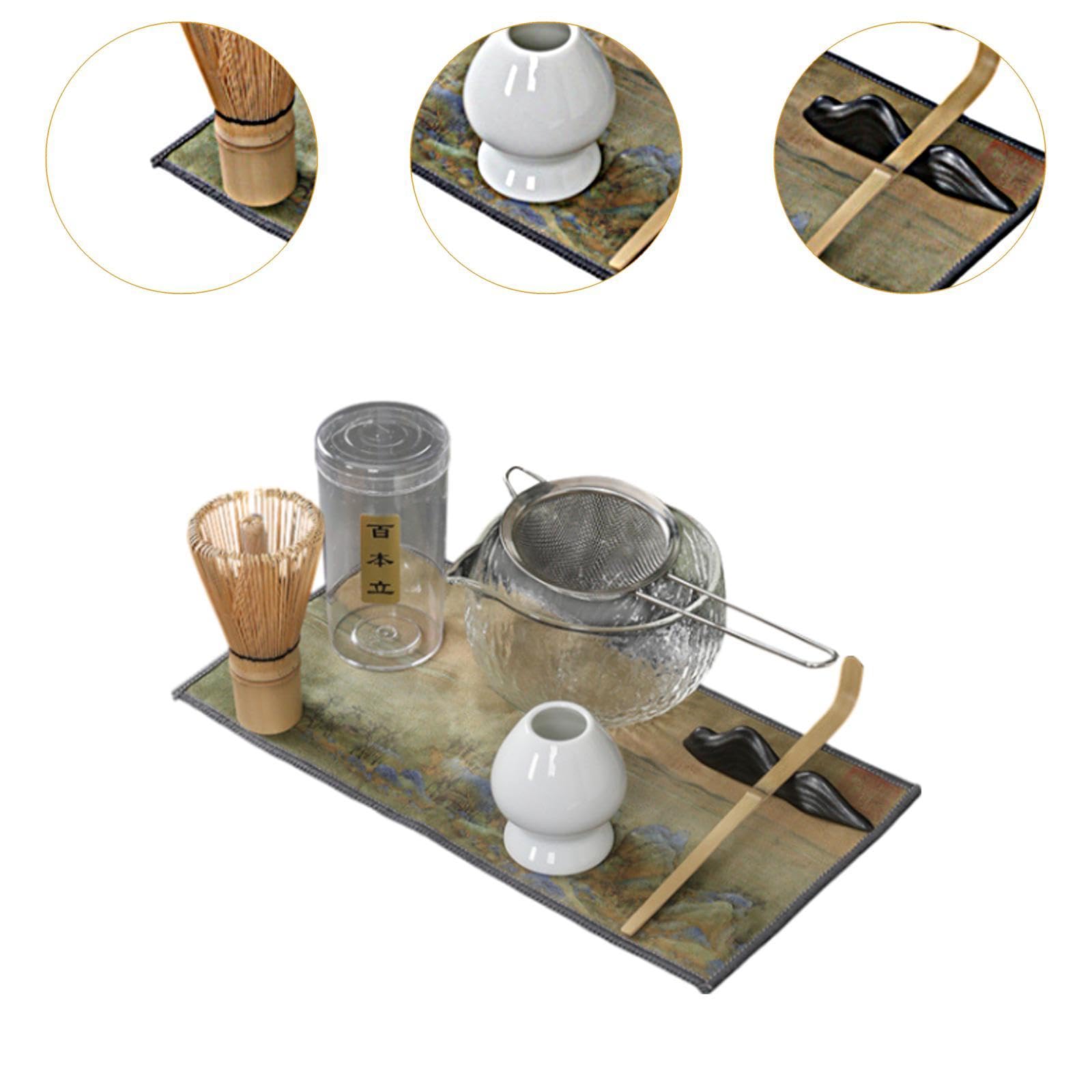 Amazon.co.jp: Mupingfenglan 7点抹茶セットアクセサリー モダンな茶器