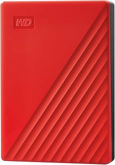 WD Portable HDD 5TB USB 3.0 Red My Passport Encrypted Password Protection External Hard Drive / Manufacturer 3-Year Warranty WDBPKJ0050BRD-WESN Domestic Authorized Distributor Item