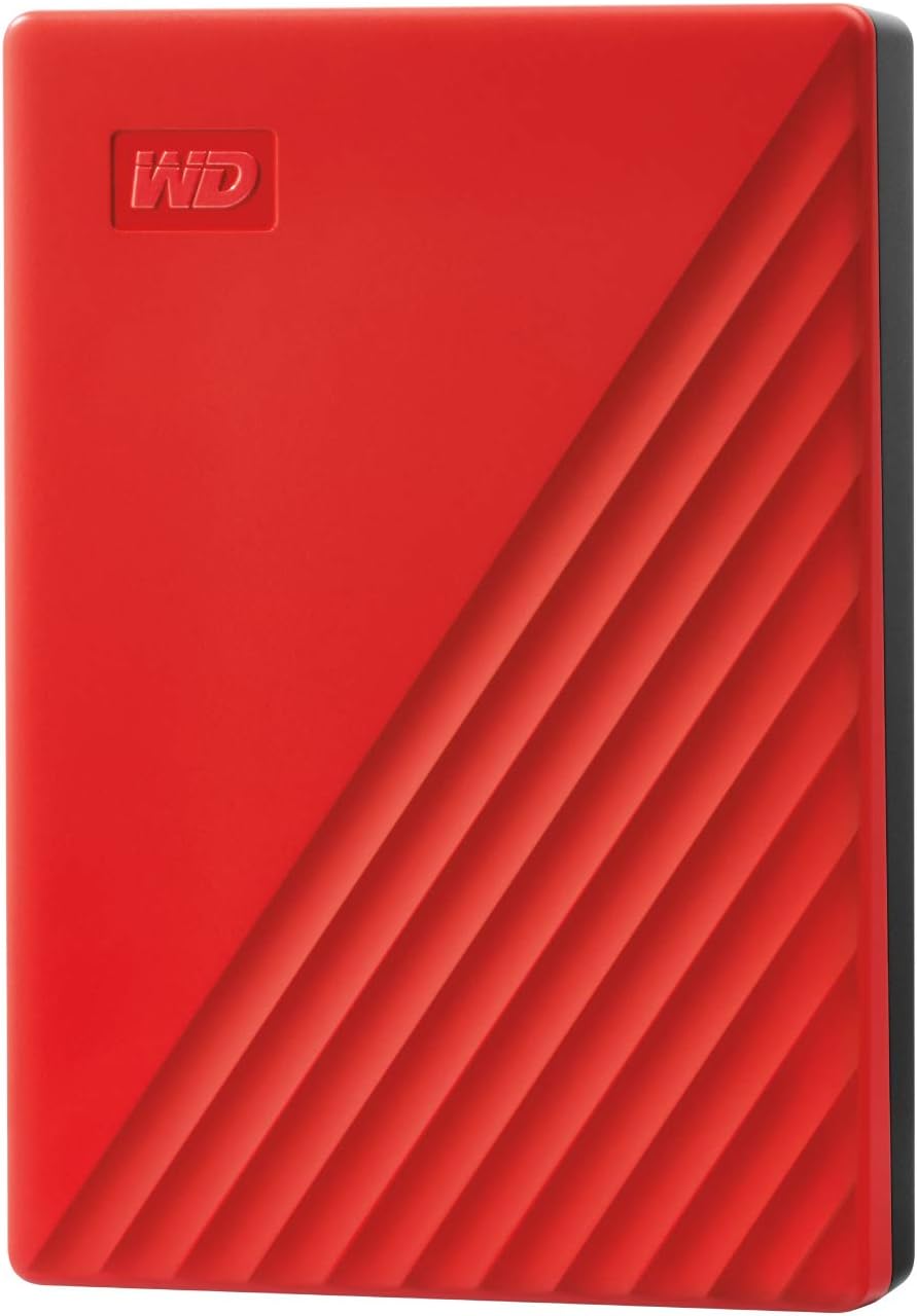 WD Portable HDD 5TB USB 3.0 Red My Passport Encrypted Password Protection External Hard Drive / Manufacturer 3-Year Warranty WDBPKJ0050BRD-WESN Domestic Authorized Distributor Item