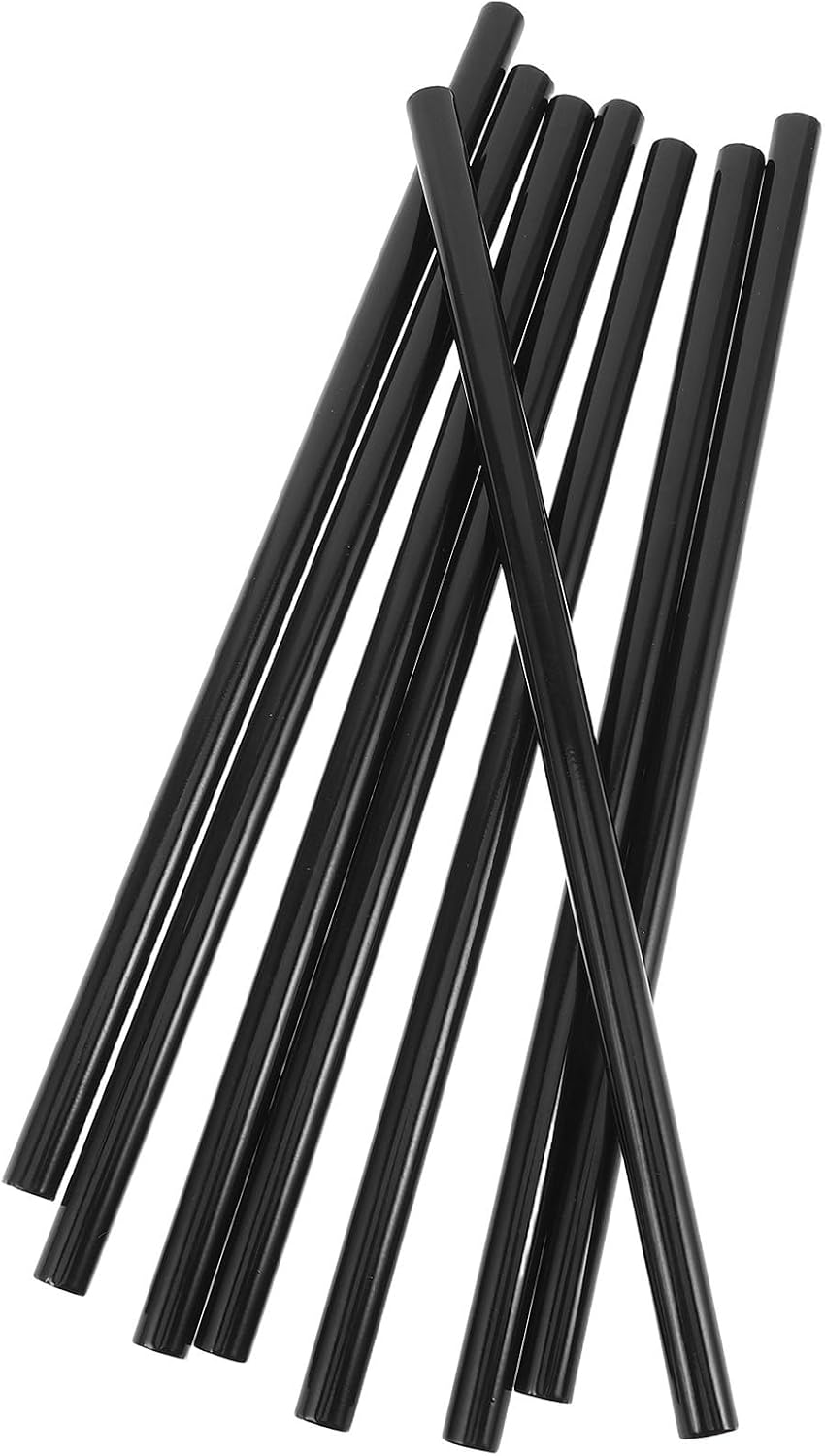 Tube Space-Saving Solution 8pcs Black Iron Round 16mm Iron Pipe Accessory with Sturdy Support and Easy Assembly for Clothes Rack and Shoe Storage for Bedroom and Dormitory