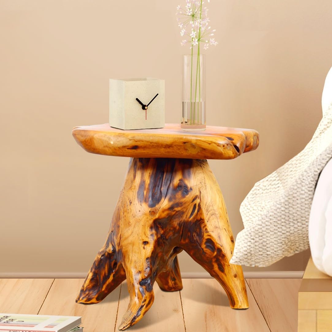 Tree Stump Side Table Natural Edge Cedar Real Wood Philippines Ubuy