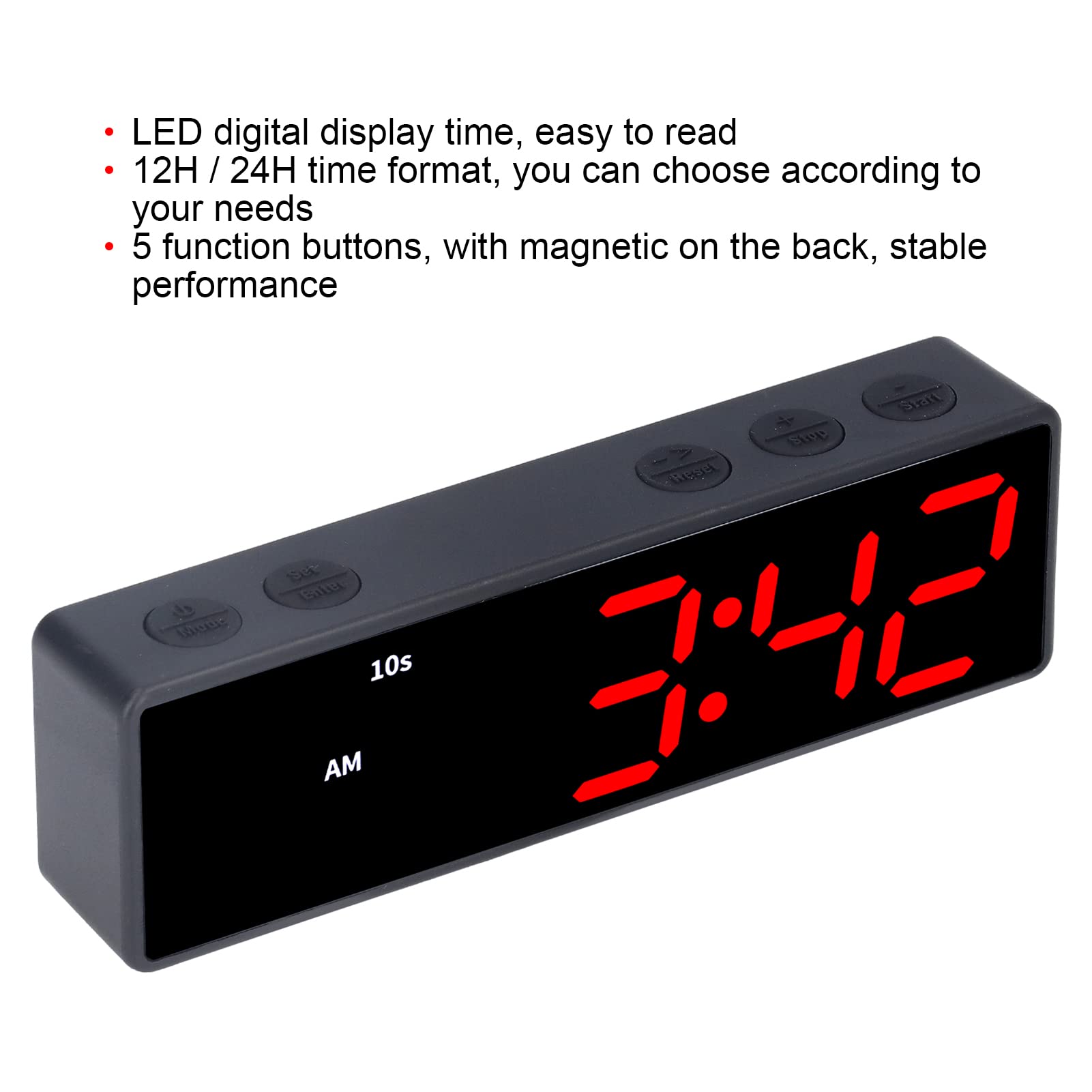 Amazon｜ジムワークアウトタイマー、LEDデジタルタイマー、多機能電子