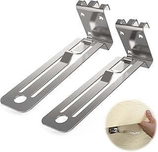 Siding Installation Tools, Stainless Steel Siding Gauge for 5/16-Inch Fiber Cement Board, 2 Pieces, Silver