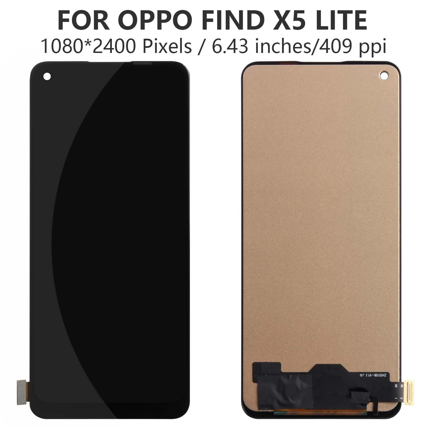 RongZy Ersatz Display Kompatibel für Oppo Reno7 4G/5G CPH2371 CPH2363/Find X5 Lite 5G 2022 incell Touchscreen Bildschirm Digitizer Glas Assembly Reparatur Tools