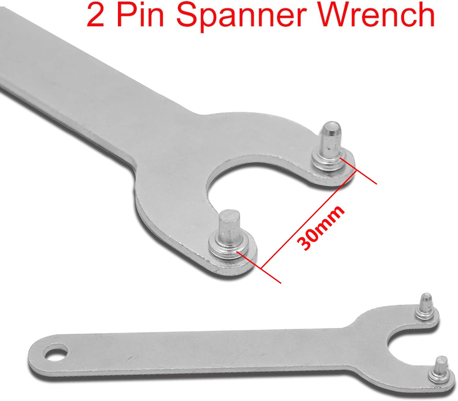 Chiave A 2 Poli Per Smerigliatrice Angolare | 125/150mm, Acciaio Zincato, Per Serraggio Disco - Foto 8