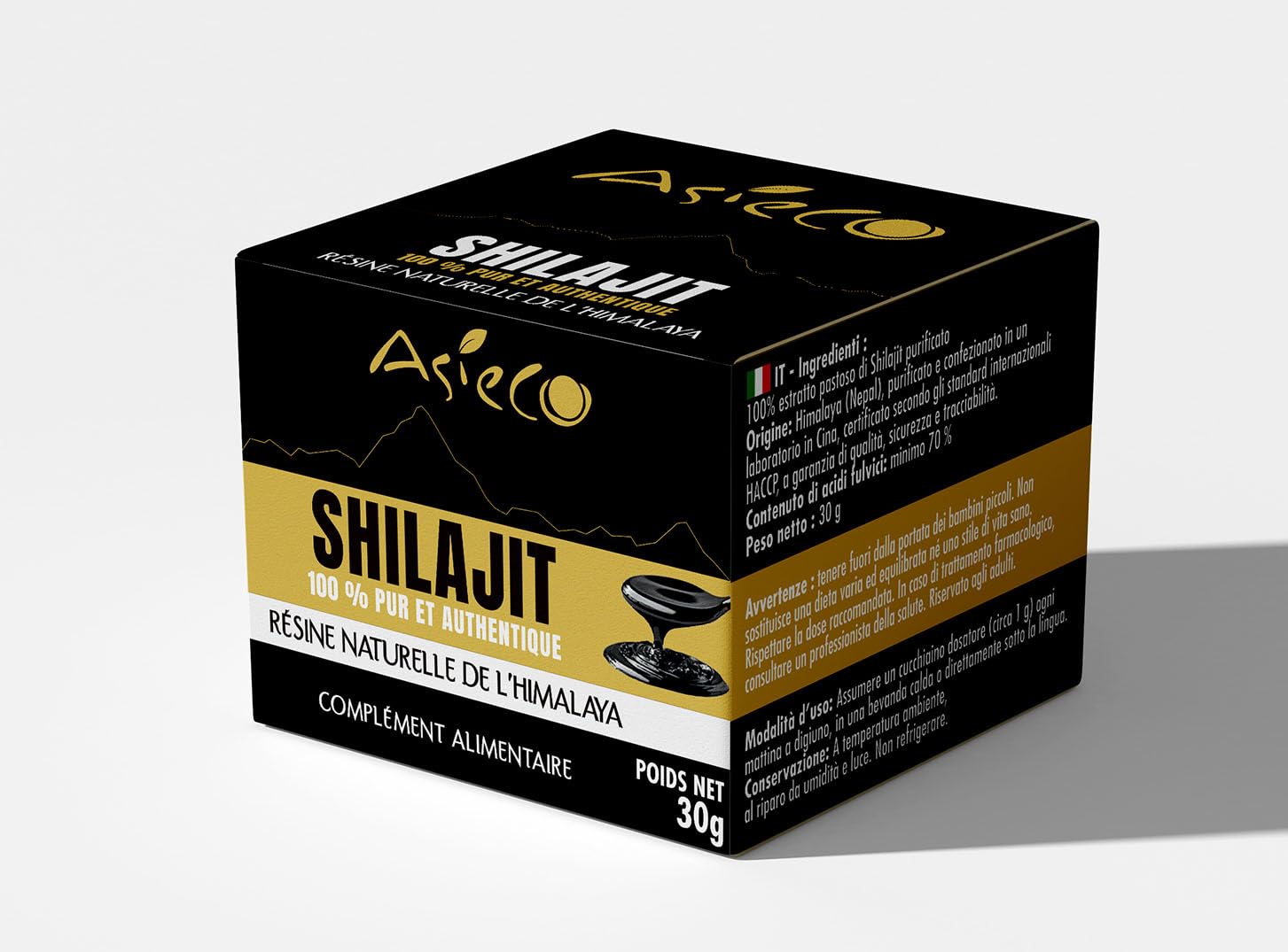 Shilajit dell'Himalaya - Resina Naturale - 30 g - Vaso