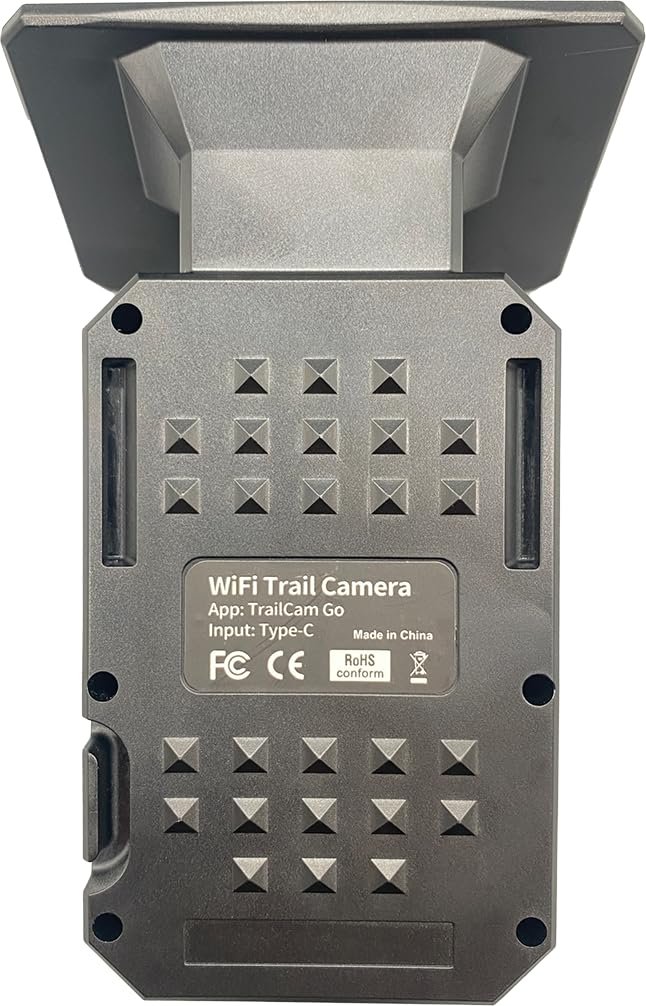 Berger & Schröter Mini caméra de Chasse WiFi 32 MP, Panneau Solaire 0,75 W, Vision Nocturne Infrarouge 940 nm, Batterie au Lithium 5200 mAh, caméra pour Animaux Sauvages, déclencheur 0,2 s