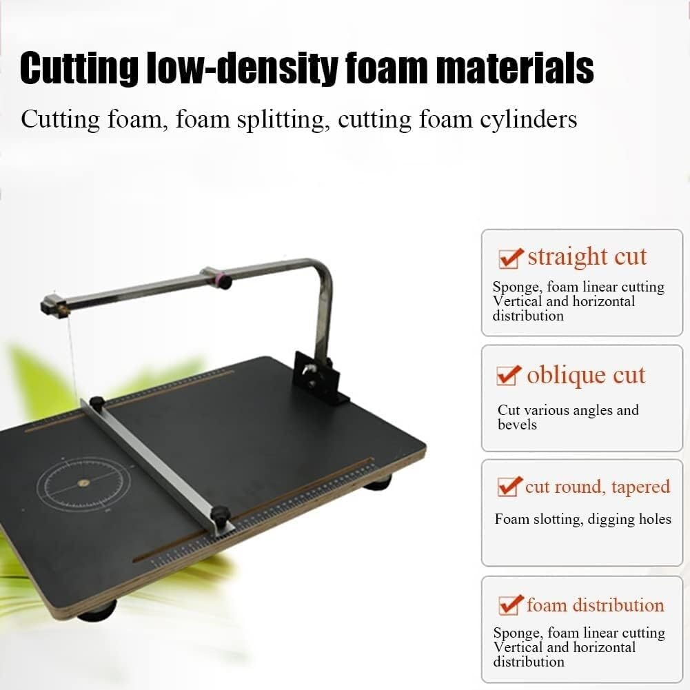 Electric hot wire foam cutter, 35/55 cm hot wire foam cutter table for cutting angles, cylinders, cones, rings(55cm)