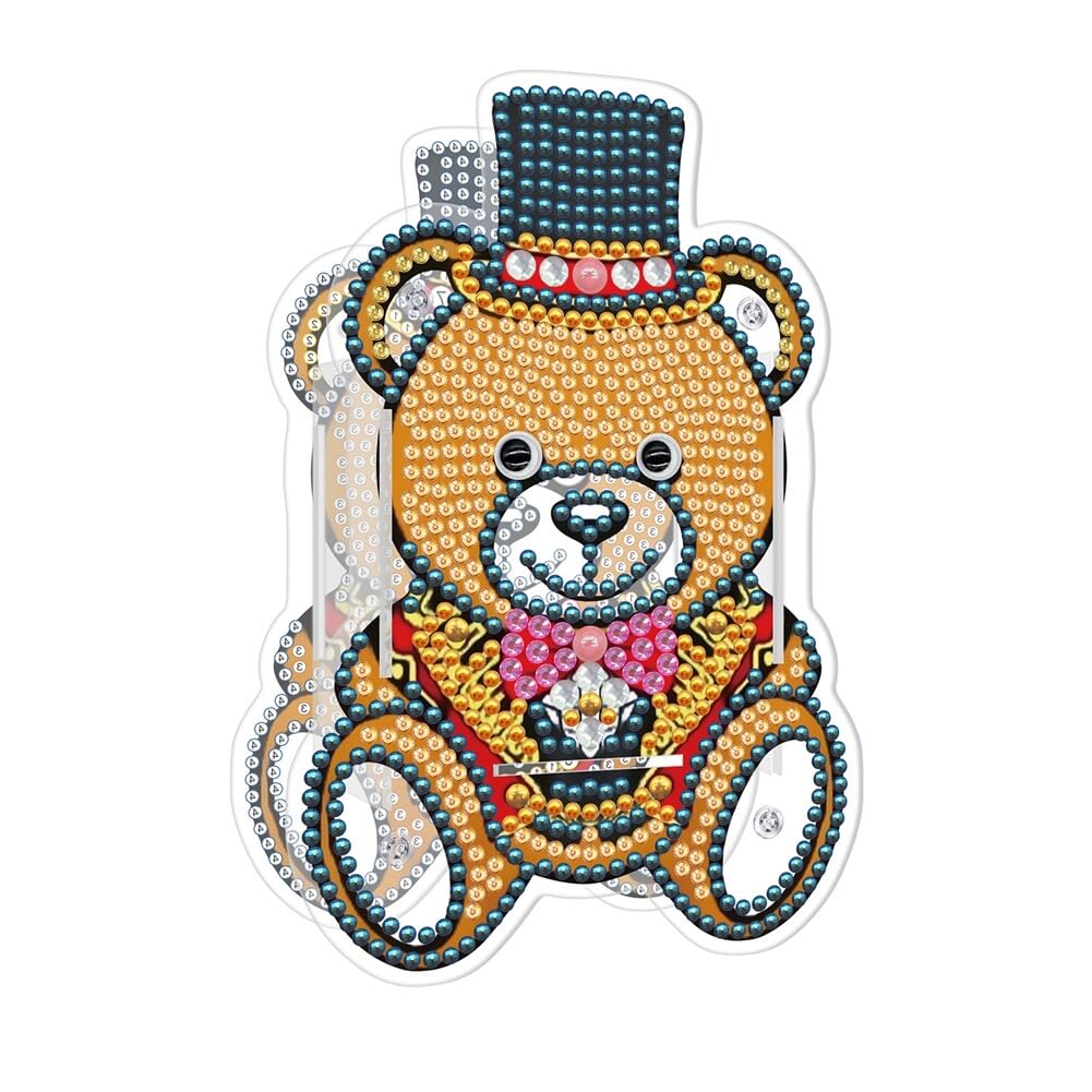 URFEDA Kit de Peinture Diamant, Porte-Stylo Peinture Diamant 5D DIY Diamant Peinture Art Artisanat Porte-crayons Bricolage Strass Diamond Painting Boîte De Stockage Organisateur pour Bureau Maison