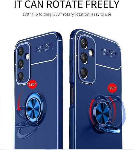 Miniatura 4 de Asuwish Funda de teléfono para Samsung Galaxy A24 4G5G con protector de pantalla de vidrio templado y accesorios para celda, soporte de anillo