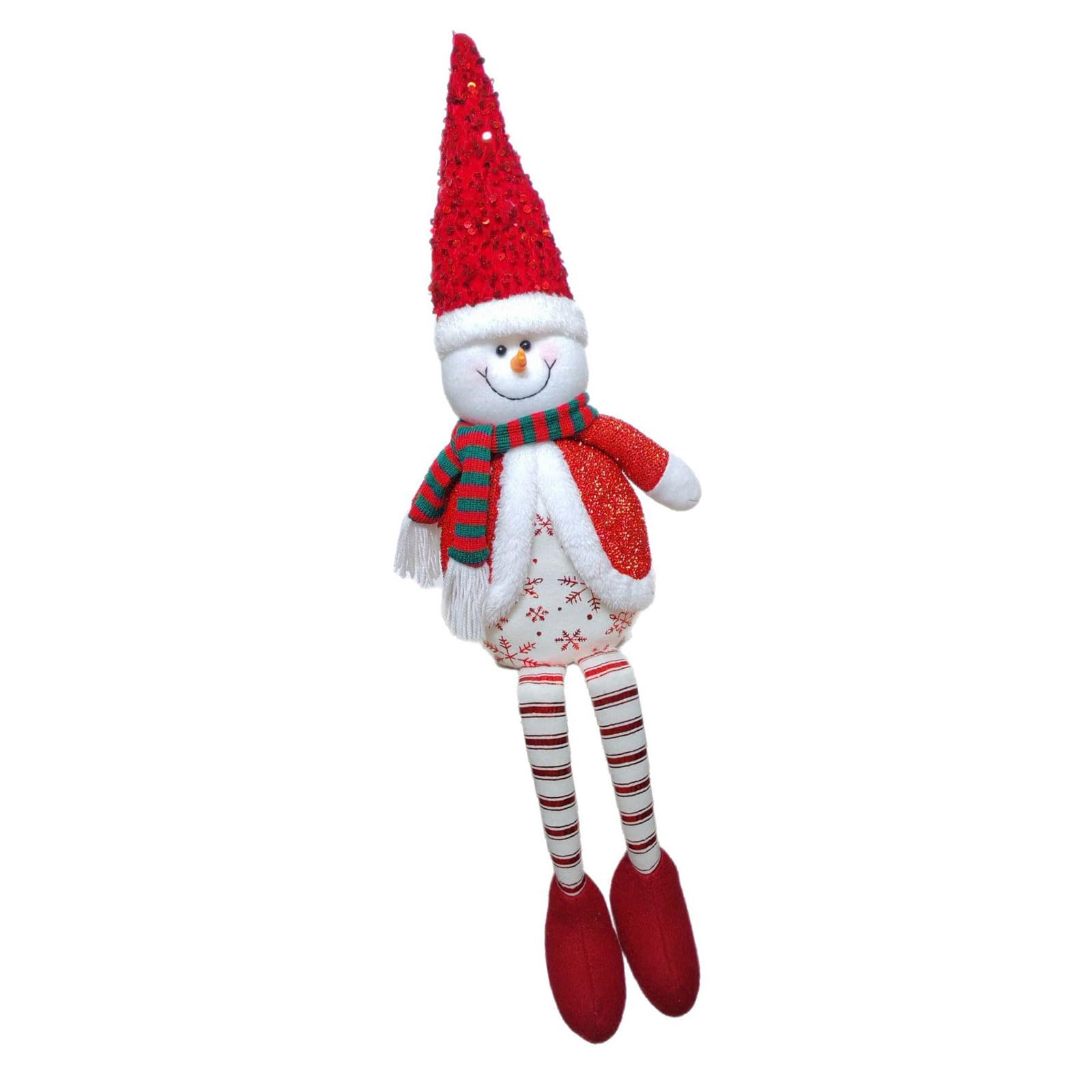 Msioytog Doll Christmas Desk Decoration Santa Snowman Reindeer Stuffed Toy Doll Ornament for Tabletop Mantels Shelf Display Holiday Party Decorations Plush Animals