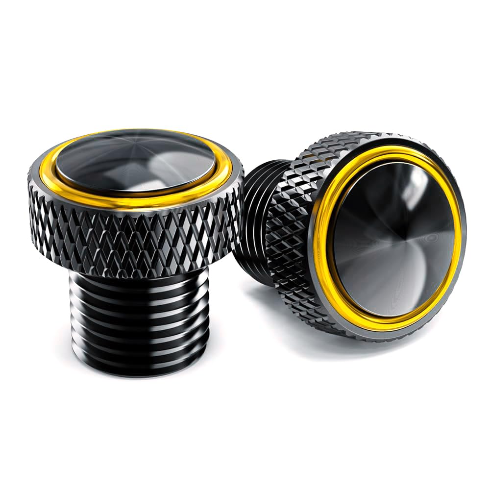 M10x1.25 Motorrad Spiegel Stopfen Blindstopfen für mt07 mt09 mt10 für z900 z650 z800 z750 für trident 660 für cb 500x 500f cb750 hornet cb650r cbr für VOGE dsx 525 900 sr4 max 500r gsxs Zubehör (Gold)