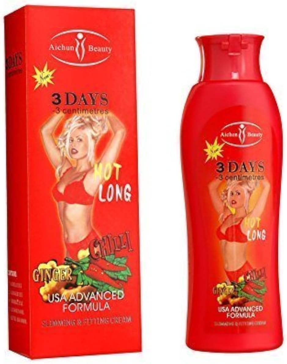 AICHUN BEAUTY Hot Chilli & Ginger Slimming Cream Losing Weight Dissolving Fat Fast 3X200ML (3 Pack)